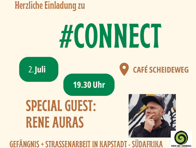 Der Einladeyler mit dem Foto von René Auras